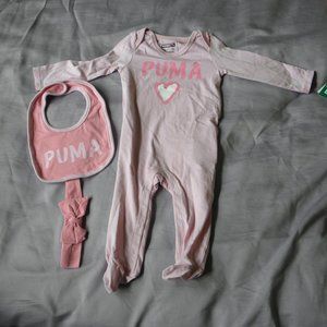 NWT Puma Onesie Set 3-6M